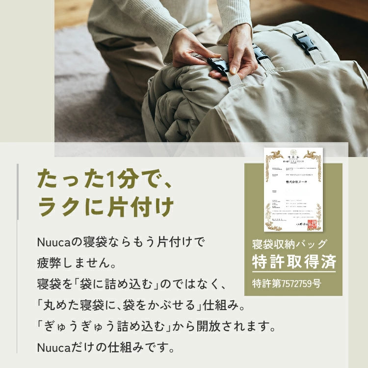 【世界一の寝袋★】Nuuca Sleep Max セット②（①と②を購入下さい） Nuuca Sleep Max – Nuuca Online